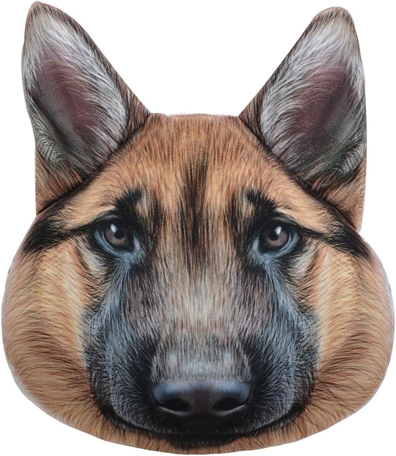 3D German Shepherd Dog Cushion Stuffed Plush
